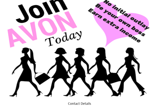 Avon PERSONALISED Shop Cards x 50  - 3 designs - Image 2